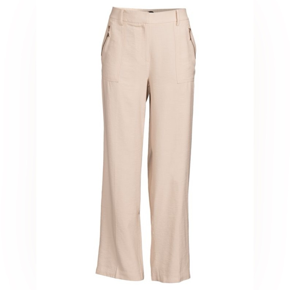 Karl Lagerfeld Paris Women's Cargo Zip-Pocket Suit Pants Size 12 NWOT